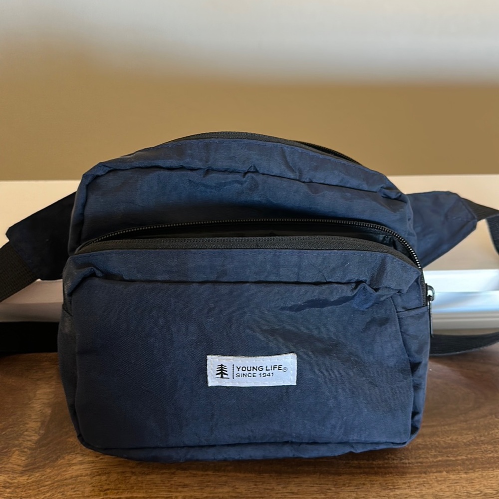 YoungLife adjustable crossbody bag
